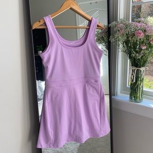 Fabletics purple athletic dress with under shorts